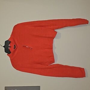 Wild Fable Long Sleeve Crew Neck Cropped Knit Sweater